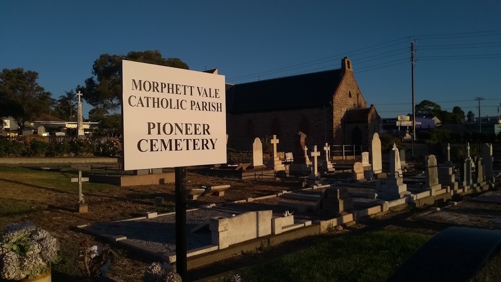 Morphett Vale Catholic Pioneer Cemetery | cemetery | 250 Main S Rd, Morphett Vale SA 5162, Australia | 0883261555 OR +61 8 8326 1555