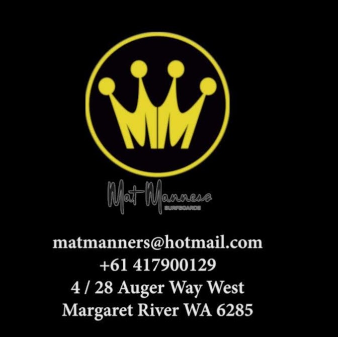 Mat Manners Surfboards | 4/28 Auger Way West, Margaret River WA 6285, Australia | Phone: 0417 900 129