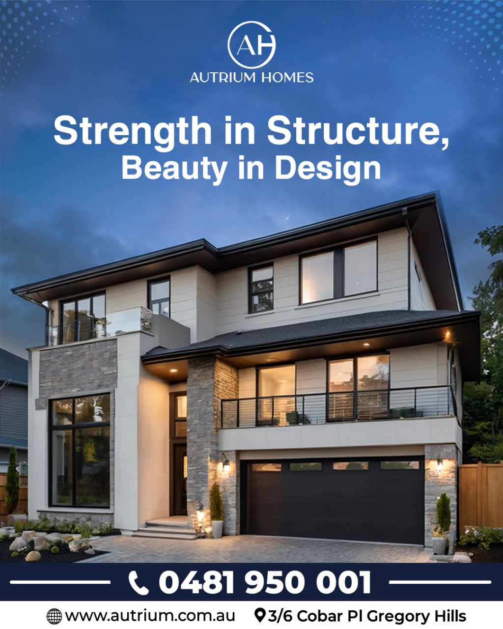 Autrium Homes | 10 Bluebell Cl, Gregory Hills NSW 2557, Australia | Phone: 0481 950 001
