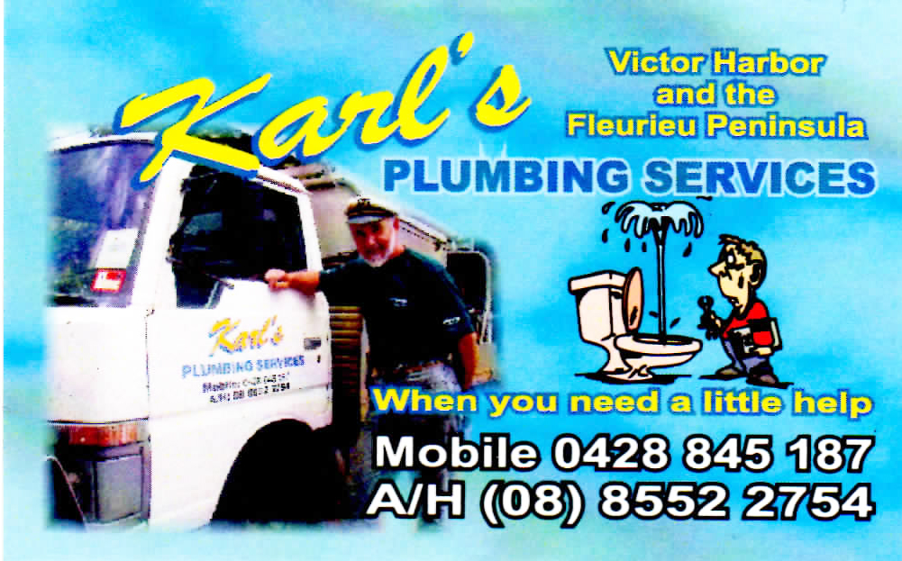 Karls Plumbing Services | plumber | 12 Nicolas Baudin Dr, Encounter Bay SA 5211, Australia | 0428845187 OR +61 428 845 187