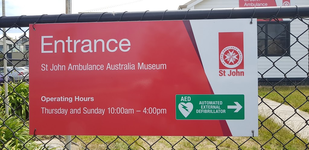 St John Ambulance Australia Meuseum - WilliamsTown | museum | 26-47 Esplanade, Williamstown VIC 3016, Australia