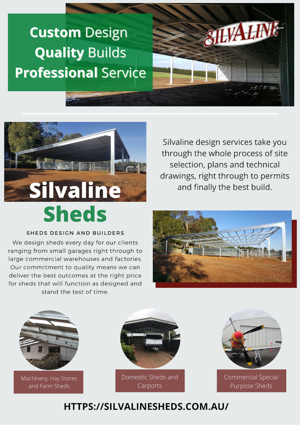 Silvaline Sheds | 278 Coleraine Rd, Hamilton VIC 3300, Australia | Phone: 1800 298 645