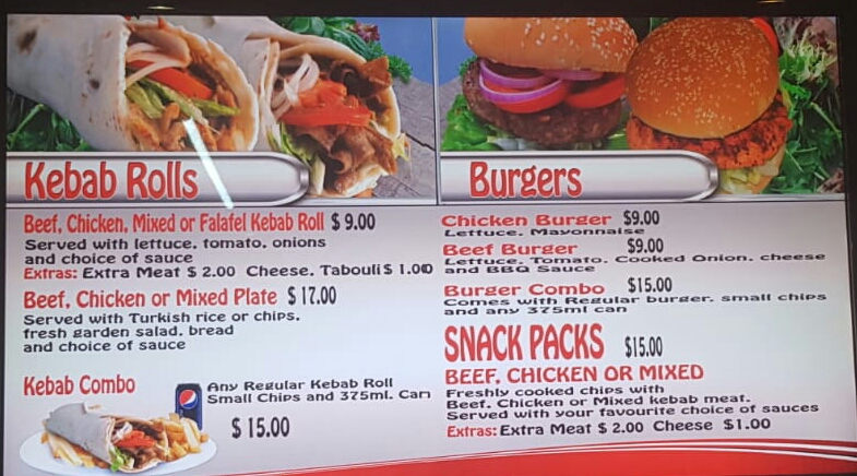 Babas Kebabs Burgers Snack Packs | restaurant | 203 Anzac Parade, Kensington NSW 2033, Australia | 0285928076 OR +61 2 8592 8076