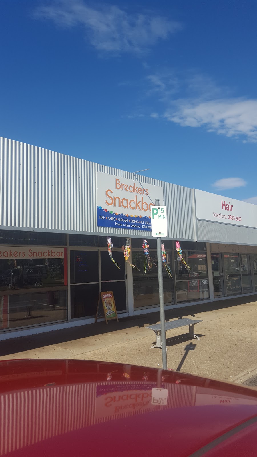 Breakers snackbar | 2/150 Maine Rd, Clontarf QLD 4019, Australia | Phone: (07) 3284 0011