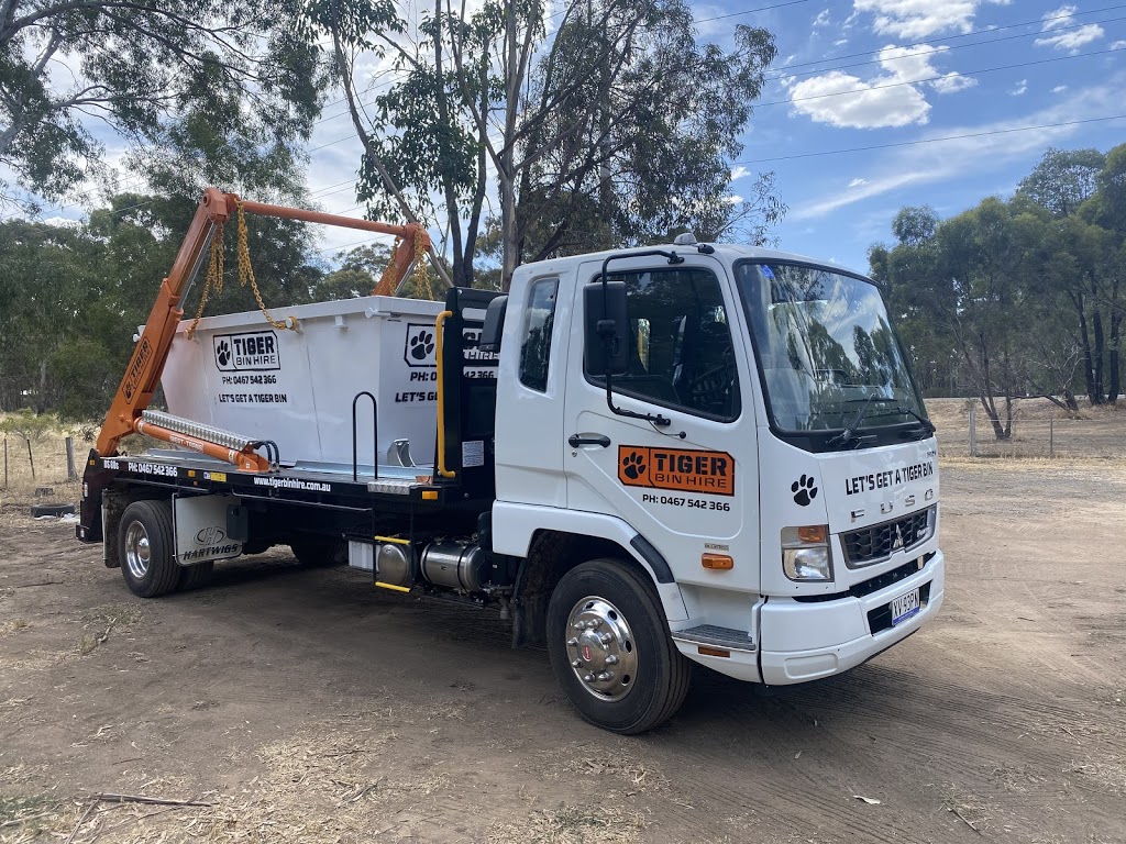 Bendigo Tiger Skip Bin Hire BOOK ONLINE | 2 Somerset Park Rd, Junortoun VIC 3551, Australia | Phone: 0467 542 366