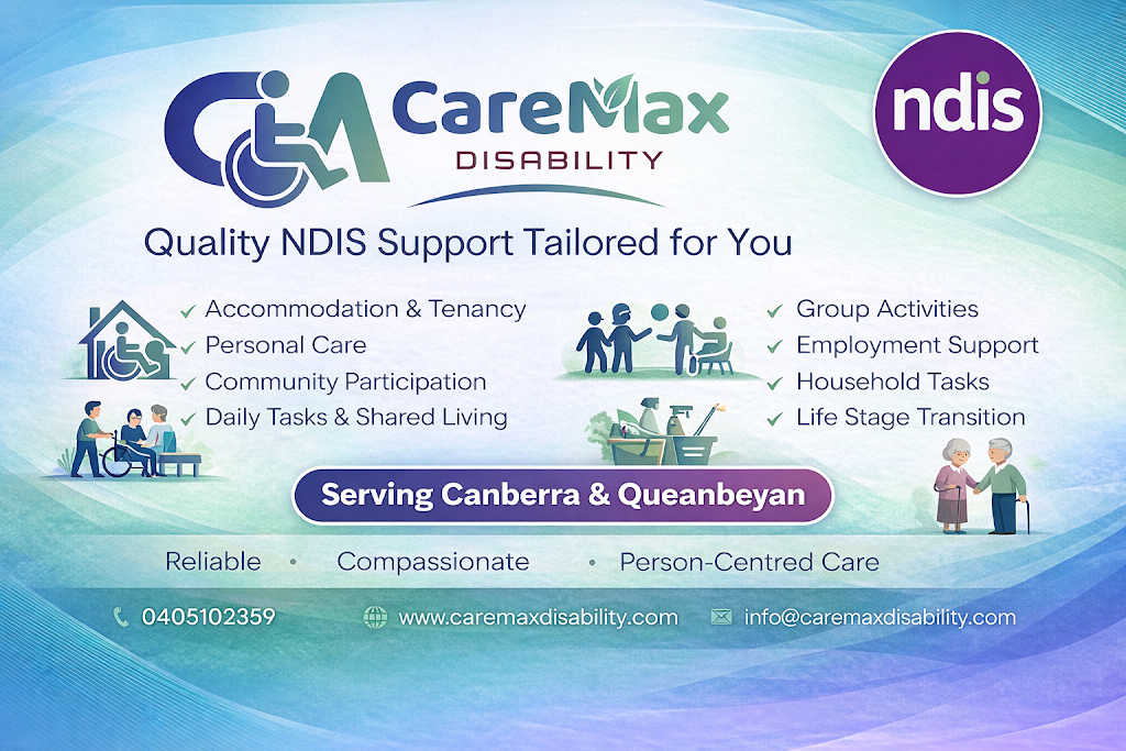 CareMax Disability | 85 Kavangal Cct, Ngunnawal ACT 2913, Australia | Phone: 0405 102 359