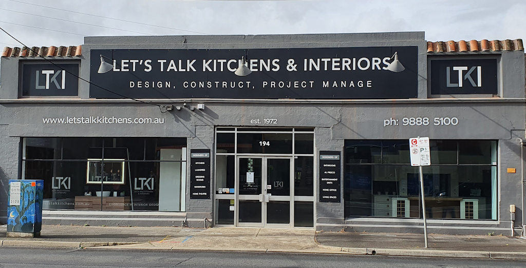 Lets Talk Kitchens & Interiors | home goods store | 194 Canterbury Rd, Canterbury VIC 3126, Australia | 0398641829 OR +61 3 9864 1829