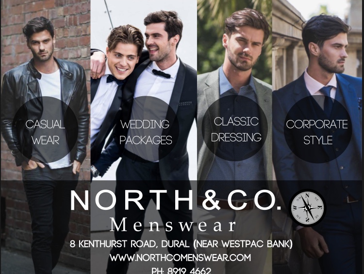 North & Co. Menswear | clothing store | 8 Kenthurst Rd, Dural NSW 2155, Australia | 0289194662 OR +61 2 8919 4662