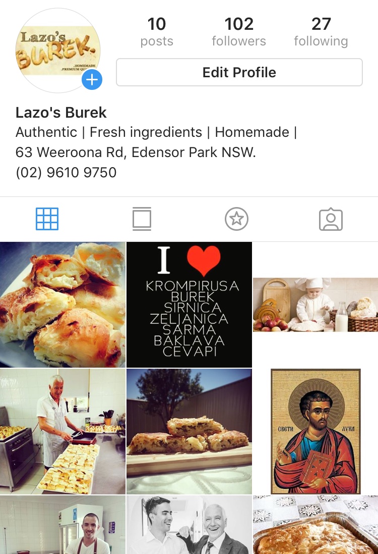 Lazos Burek | bakery | 63 Weeroona Rd, Edensor Park NSW 2176, Australia | 0296109750 OR +61 2 9610 9750