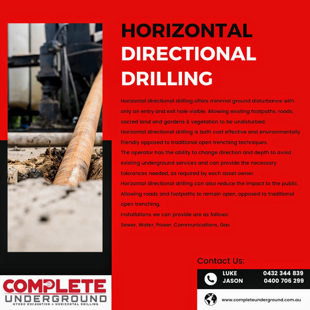Complete Underground Pty Ltd | general contractor | 760 Hopkins Hwy, Bushfield VIC 3281, Australia | 0432344839 OR +61 432 344 839