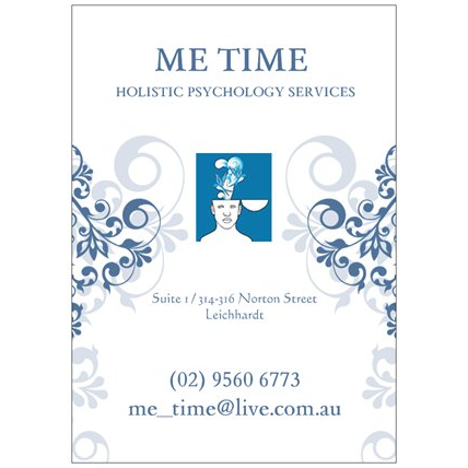 Me Time Holistic Psychology | 1/314 - 316 Norton St, Leichhardt NSW 2040, Australia | Phone: (02) 9560 6773