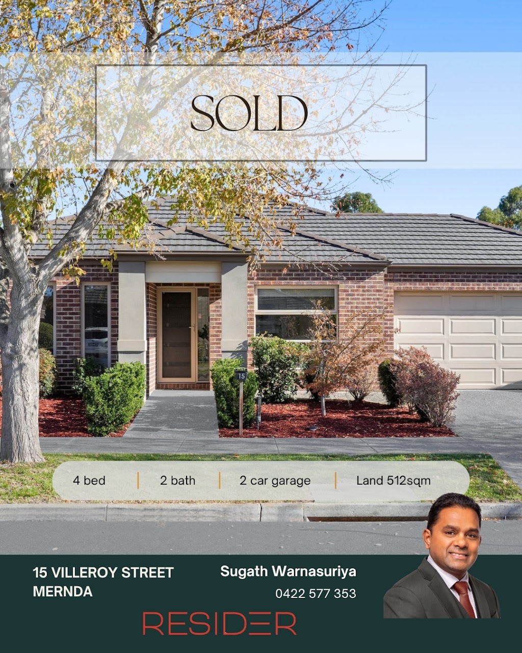 RESIDER Real Estate | Unit 1/2 Stockyard St, Mernda VIC 3754, Australia | Phone: (03) 9407 9100