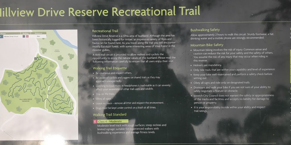 Hillview Drive Reserve Recreational Trail | park | Muirlea QLD 4306, Australia