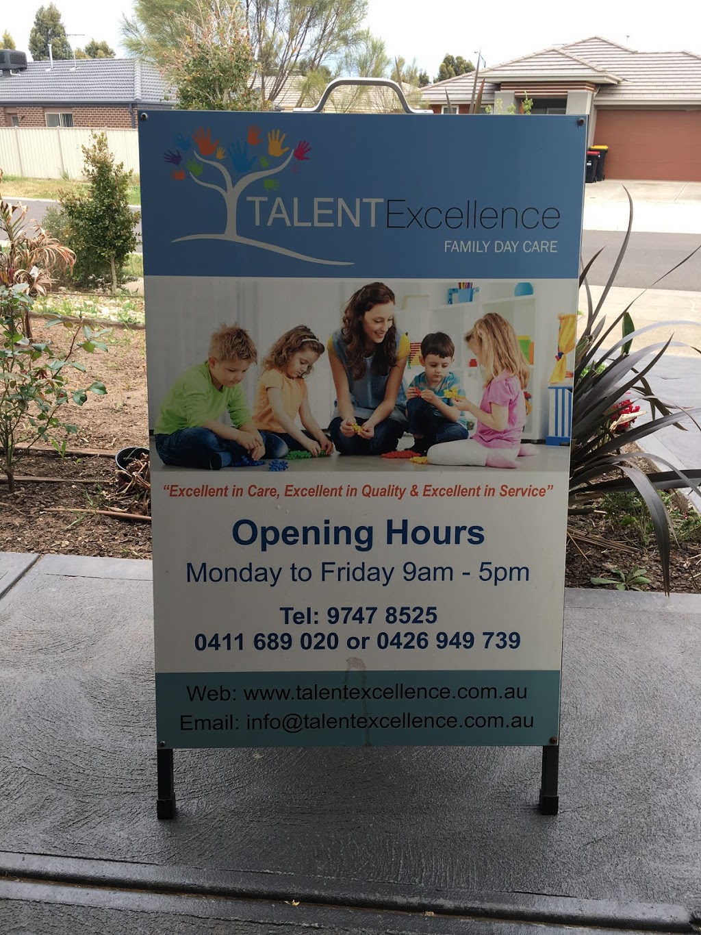 Talent Excellence Family Day Care | 17 Magpie St, Brookfield VIC 3338, Australia | Phone: (03) 9747 8525