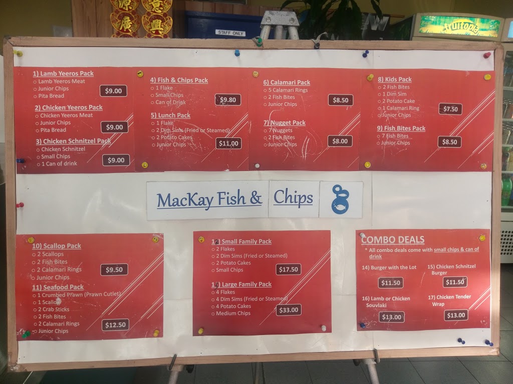Mackay Fish & Chips | restaurant | 573 Springvale Rd, Springvale South VIC 3172, Australia | 0395463500 OR +61 3 9546 3500