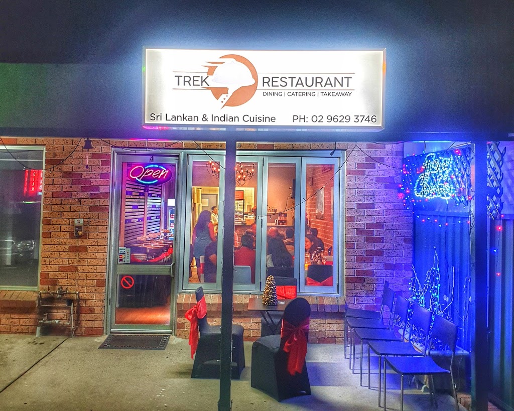 Trek Restaurant & Catering | restaurant | 4/64 Windsor Rd, Kellyville NSW 2155, Australia | 0296293746 OR +61 2 9629 3746