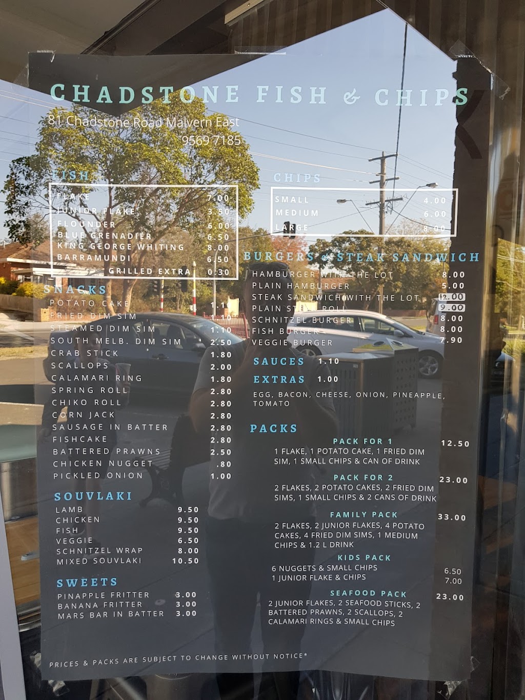 Chadstone Fish and Chips | meal takeaway | 81 Chadstone Rd, Malvern East VIC 3145, Australia | 0395697185 OR +61 3 9569 7185