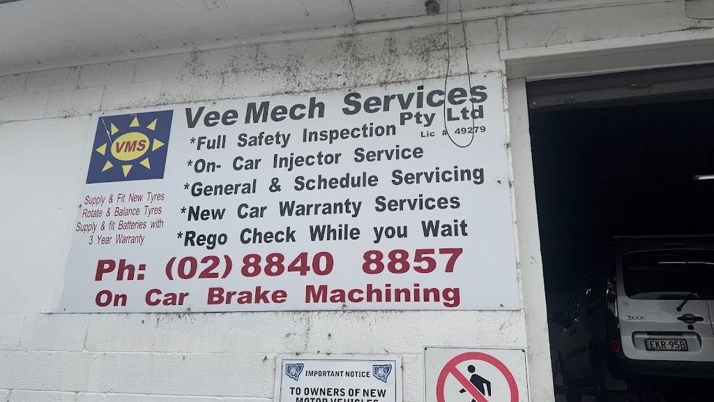 VEE MECH SERVICES | 1/28 Willis St, Rooty Hill NSW 2766, Australia | Phone: (02) 8840 8857