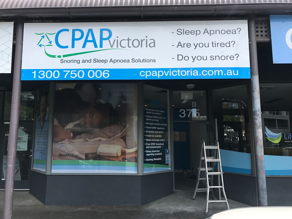 CPAP Victoria - Port Melbourne | health | 375 Bay St, Port Melbourne VIC 3207, Australia | 0396467008 OR +61 3 9646 7008