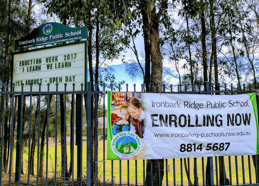 Ironbark Ridge Public School | Ironbark Ridge Rd & Withers Road, Rouse Hill NSW 2155, Australia | Phone: (02) 8814 5687
