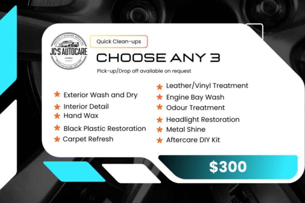 JC’s Autocare | Murray Ave, Dubbo NSW 2830, Australia | Phone: 0480 365 566