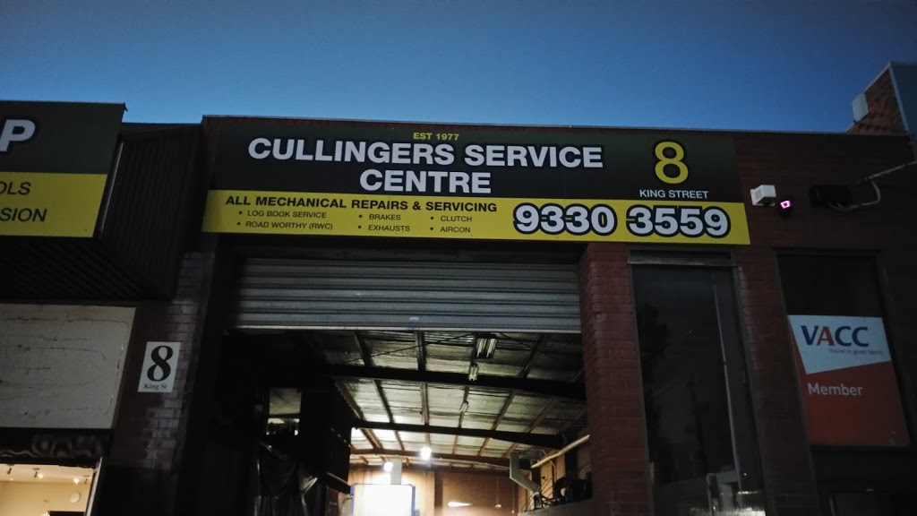 Cullingers Service Centre | car repair | 8 King St, Airport West VIC 3042, Australia | 0393303559 OR +61 3 9330 3559
