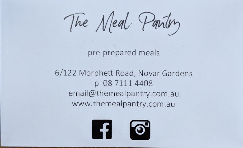 The Meal Pantry | meal delivery | 4/178 Frederick Road, Grange SA 5022, Australia | 0871114408 OR +61 8 7111 4408