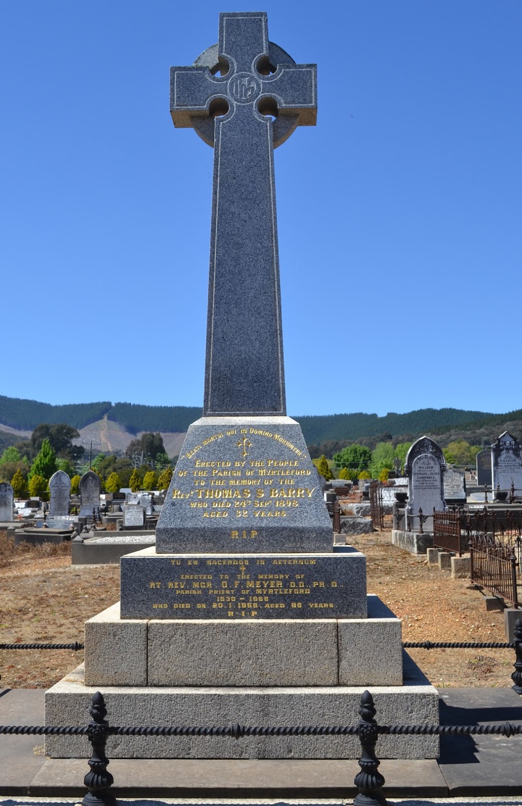 Myrtleford Cemetery | cemetery | Odonnell Ave, Myrtleford VIC 3737, Australia