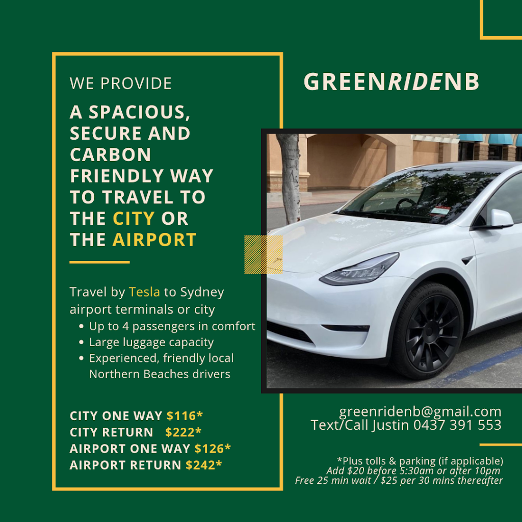 GreenrideNB | Avalon Parade, Avalon Beach NSW 2107, Australia | Phone: 0437 391 553