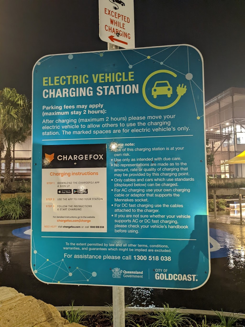 Chargefox Charging Station | Heritage Park, 139 Rifle Range Rd, Pimpama QLD 4209, Australia | Phone: 1300 518 038