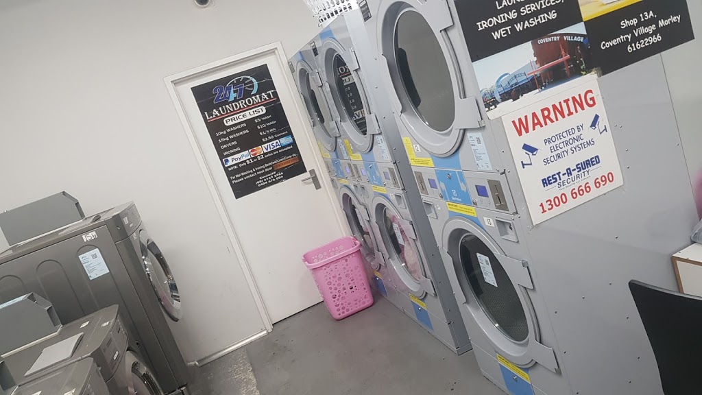 24x7 Laundromat, Coventry Village | laundry | Shop 13A 253/243 Walter Rd W, Morley WA 6062, Australia | 0861622966 OR +61 8 6162 2966