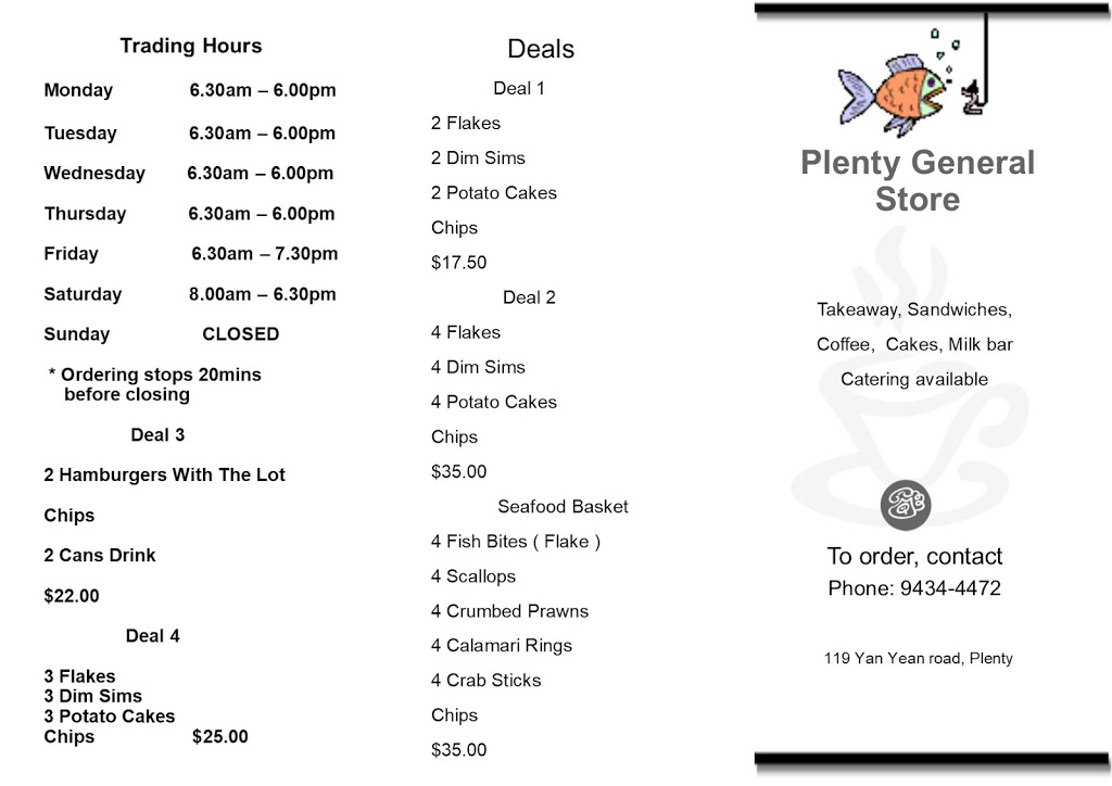 Plenty General Store | 119 Yan Yean Rd, Plenty VIC 3090, Australia | Phone: (03) 9434 4472