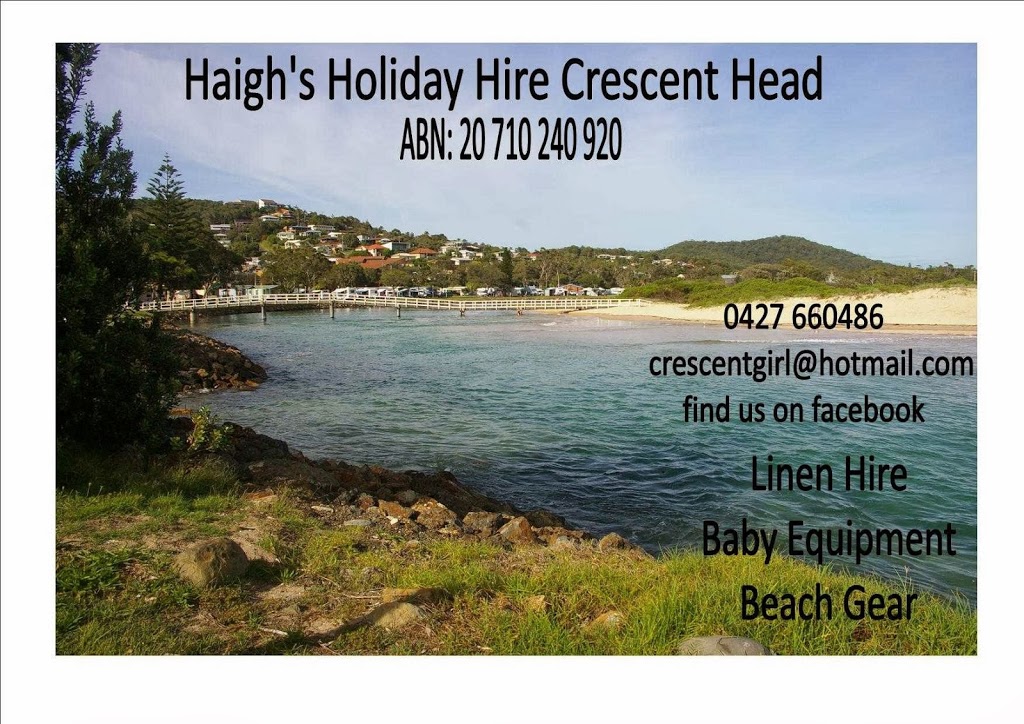 Haighs Holiday Hire Crescent Head | 6 Baker Dr, Crescent Head NSW 2440, Australia | Phone: 0427 660 486