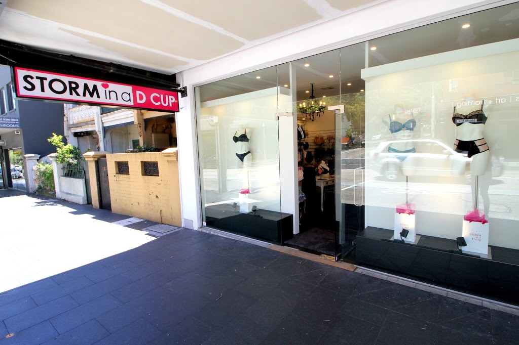 Storm in a D Cup | 155 Edgecliff Rd, Woollahra NSW 2025, Australia | Phone: (02) 9389 5169