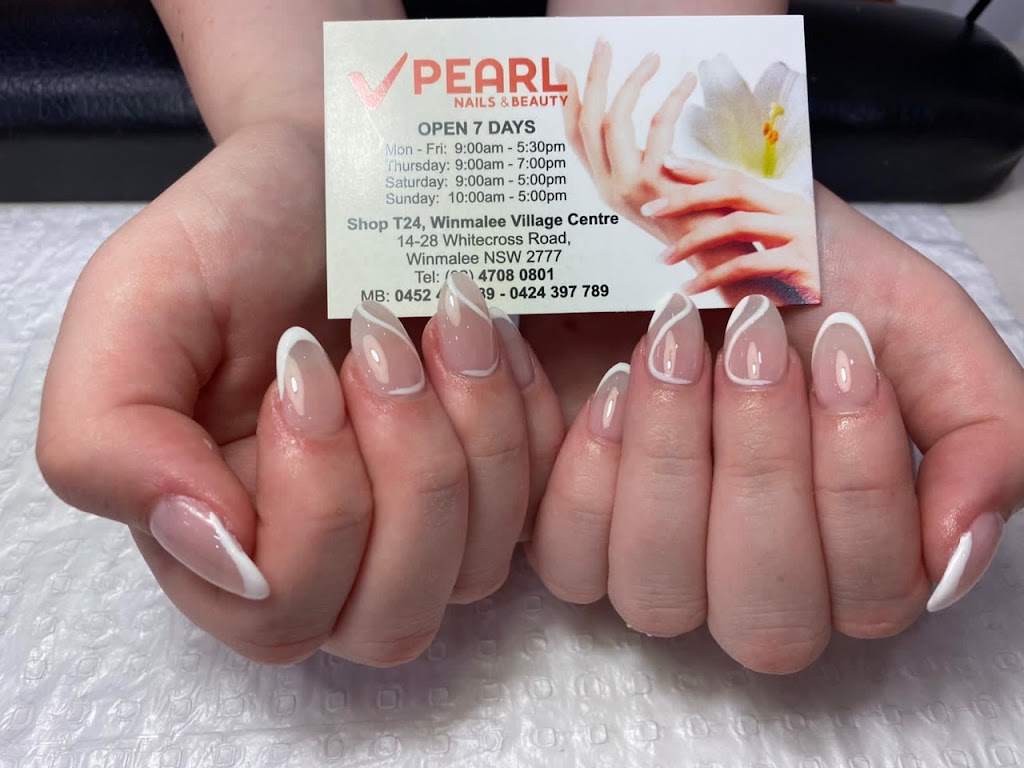 V Pearl Nails & Beauty | beauty salon | Shop T24, Winmalee Village Centre, 14-28 White Cross Rd, Winmalee NSW 2777, Australia | 0247080801 OR +61 2 4708 0801