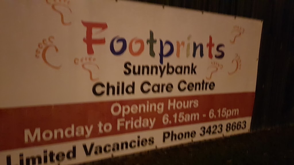 Footprints Sunnybank Child Care Centre | school | 357 Beenleigh Rd, Sunnybank QLD 4109, Australia | 0734238663 OR +61 7 3423 8663