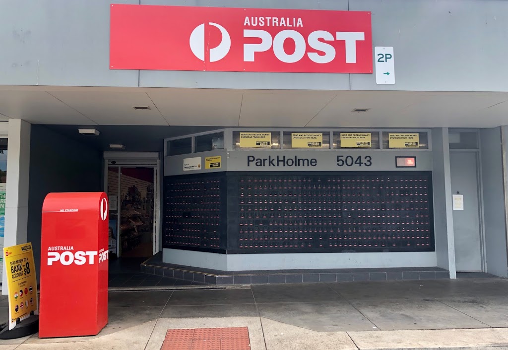 Australia Post | post office | Park Holme Shopping Centre, shop 4/319 Oaklands Rd, Park Holme SA 5043, Australia | 0882765334 OR +61 8 8276 5334
