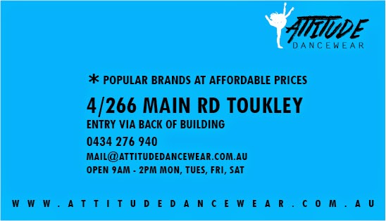 Attitude Dancewear | 4/266 Main Rd, Toukley NSW 2263, Australia | Phone: 0434 276 940