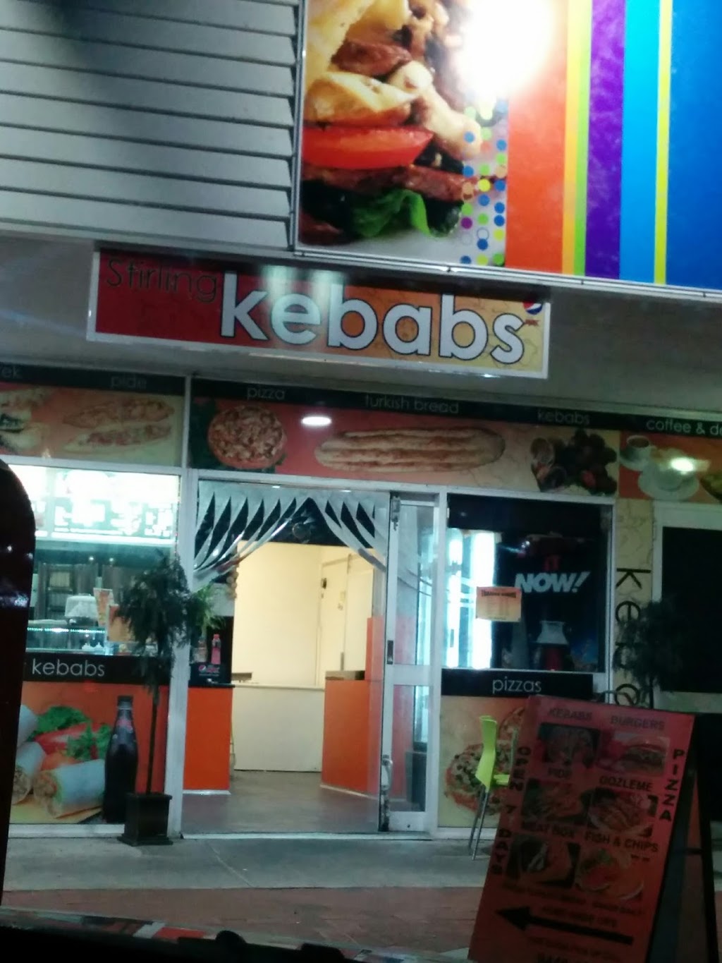 Stirling Kebabs | restaurant | Stirling Central Shopping Centre, 34/478 Wanneroo Rd, Westminster WA 6061, Australia | 0894404872 OR +61 8 9440 4872