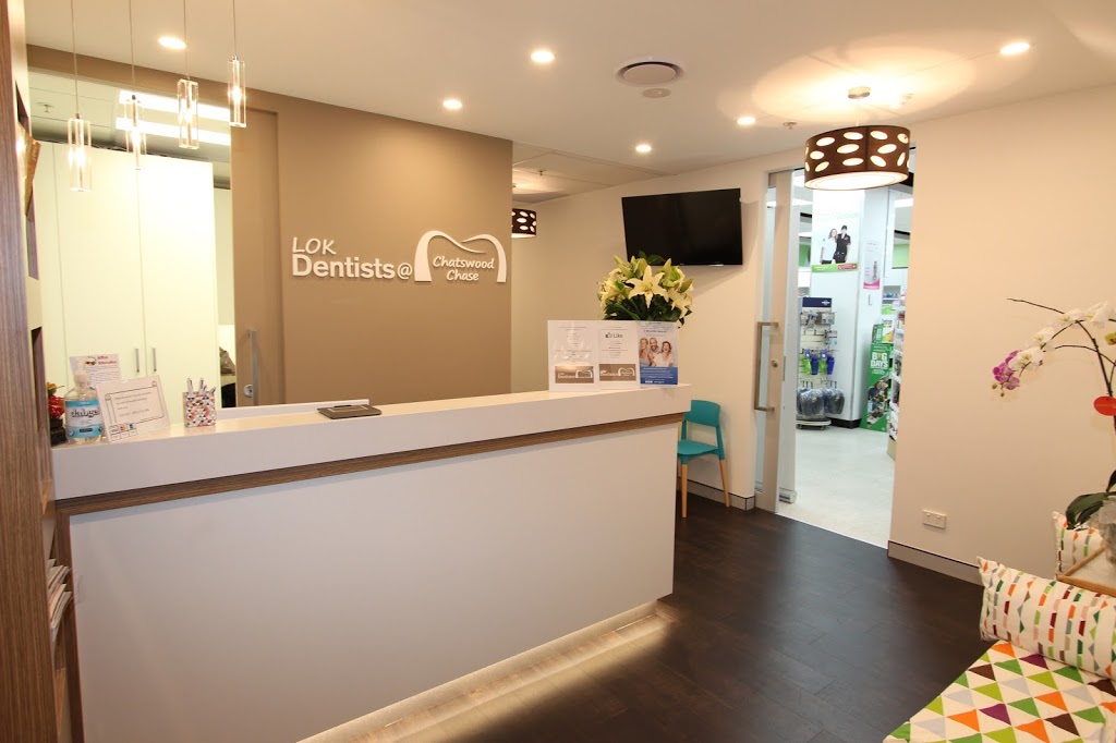 Lok Dentists | dentist | Chatswood Chase, Lower Ground Floor, next to Priceline on Archer Street Entrance, Chatswood NSW 2067, Australia | 0294113868 OR +61 2 9411 3868