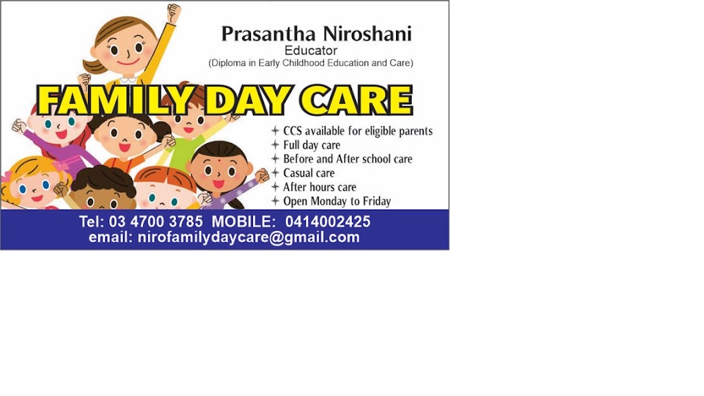 Niro Family Daycare | 10 Seafarers Way, Wallan VIC 3756, Australia | Phone: (03) 4700 3785