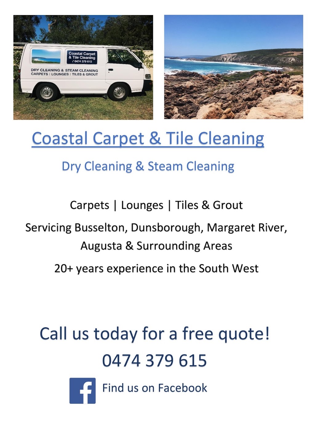 Coastal Carpet & Tile Cleaning | laundry | 3/65 Dorset St, West Busselton WA 6280, Australia | 0474379615 OR +61 474 379 615