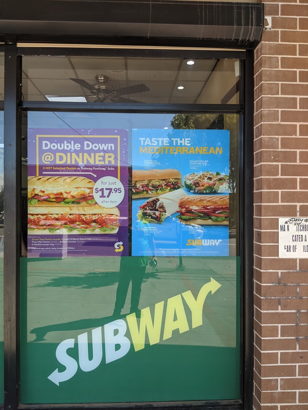 Subway | Shop 2/46 Garfield Rd E, Riverstone NSW 2765, Australia | Phone: (02) 9627 6399