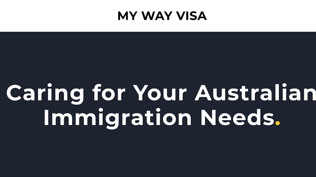 My Way Visa (MARN: 1800400) | 39 Huntriss St, Torrensville SA 5031, Australia | Phone: 0420 910 262