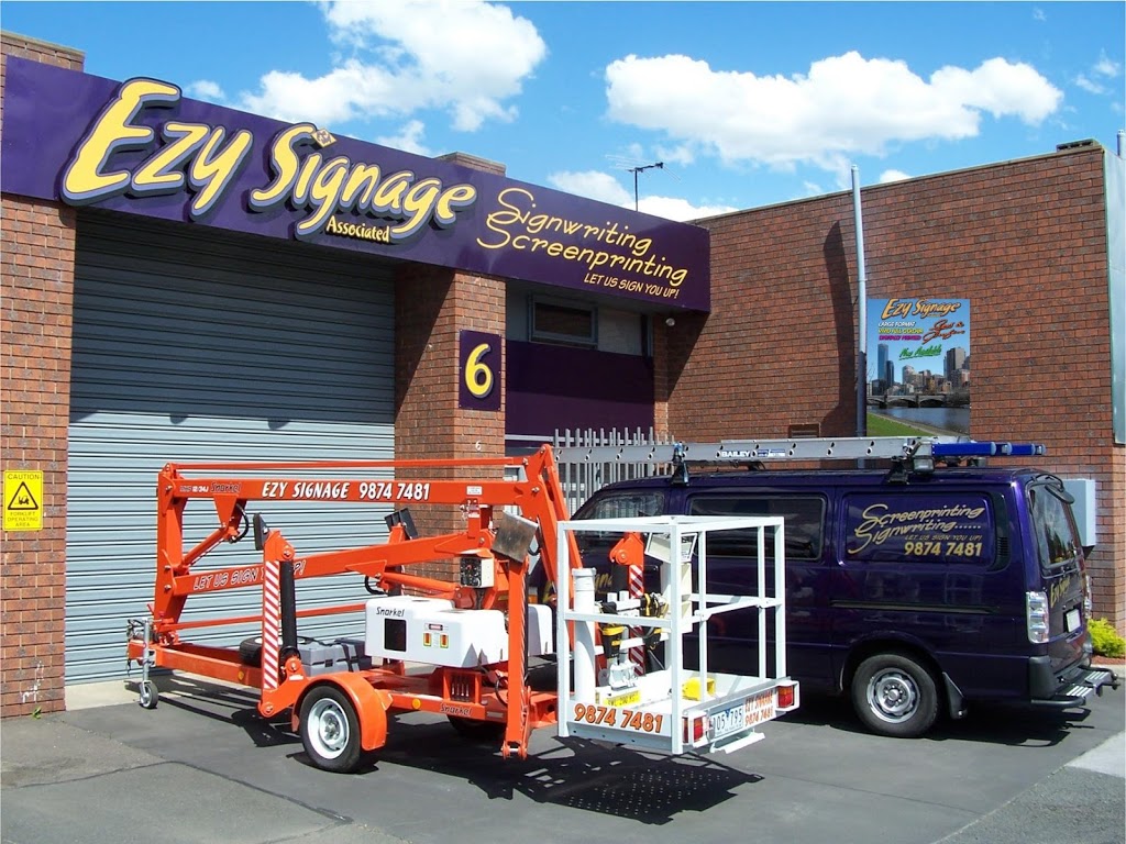 Ezy Signage Associated | 6/10 Pilgrim Ct, Ringwood VIC 3134, Australia | Phone: (03) 9874 7481