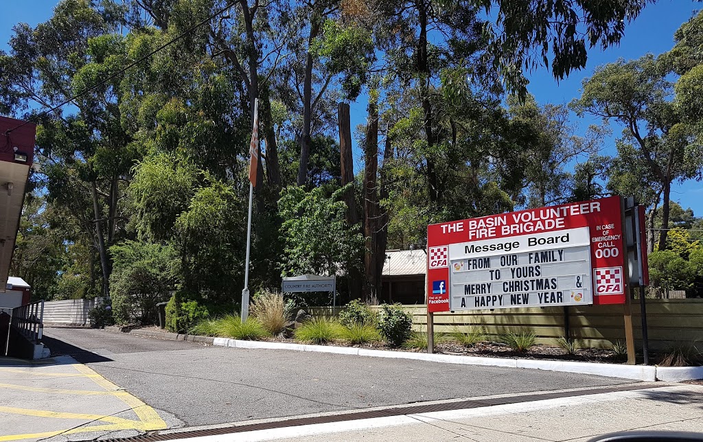 The Basin Fire Brigade | fire station | 364 Forest Rd, The Basin VIC 3154, Australia | 0397622726 OR +61 3 9762 2726