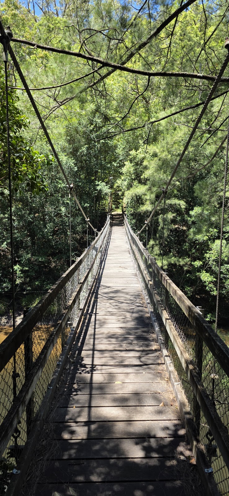 Upper Kangaroo River Suspension Bridge | 8J78+65, Upper Kangaroo River NSW 2577, Australia | Phone: 1300 293 111