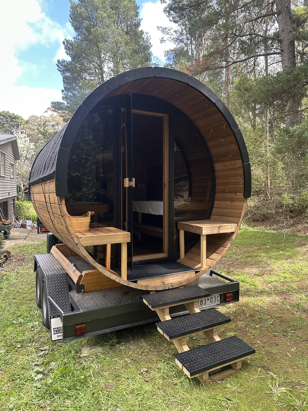 Daylesford Mobile Sauna | 4 Ninth St, Hepburn Springs VIC 3461, Australia | Phone: 0448 327 850