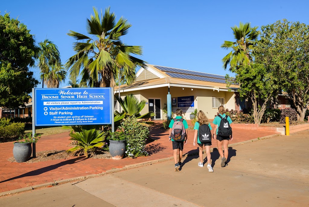 Broome Senior High School | school | 69 Frederick St, Broome WA 6725, Australia | 0891953100 OR +61 8 9195 3100