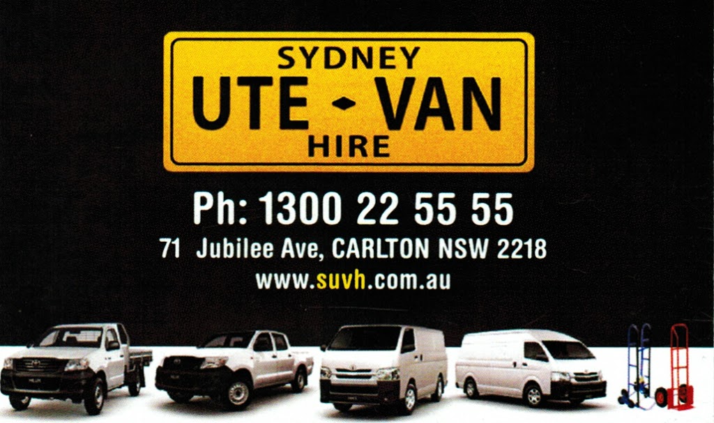 Sydney Ute Van Hire | 251 Princes Hwy, Carlton NSW 2218, Australia | Phone: 1300 225 555